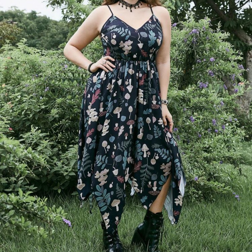 Mushroom Midi Dress